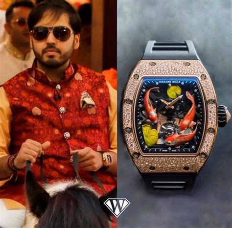 anant ambani richard mille|ambani son watch collection.